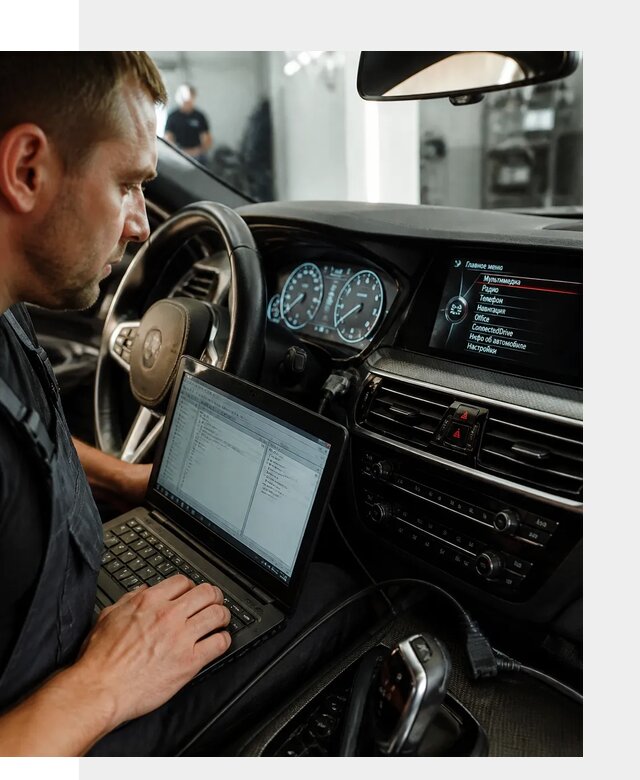 Русификация приборной панели BMW для авто в Ростове от компании